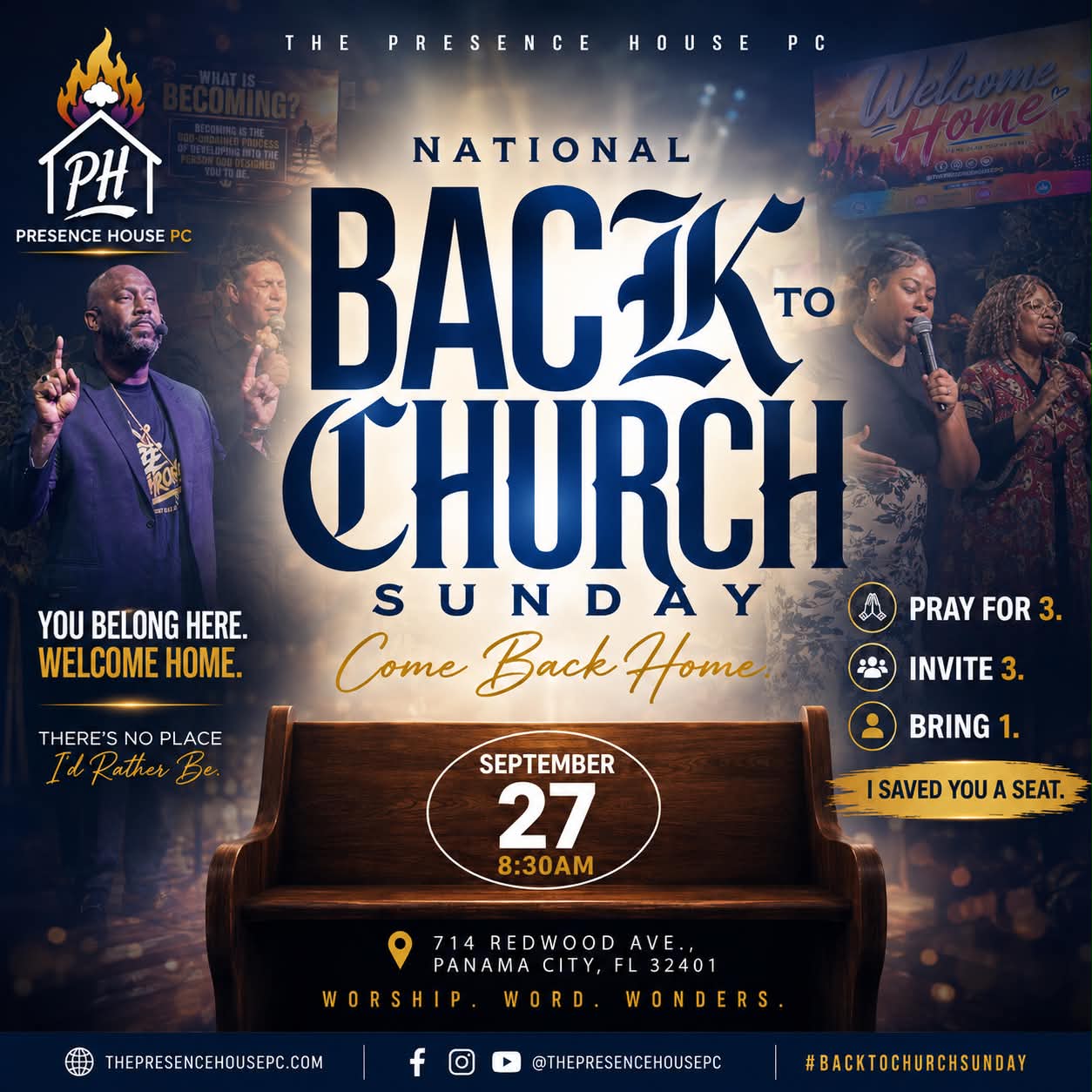 Back to Church Sunday at The Presence House PC